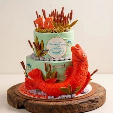 Торт “Рыбаку с любовью”